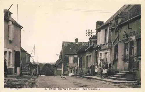 AK / Ansichtskarte Saint-Sulpice NEVERS 58 Nievre Rue Principale