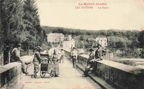 AK / Ansichtskarte Les Settons Montsauche-les-Settons Chateau-Chinon 58 Nievre La Digue