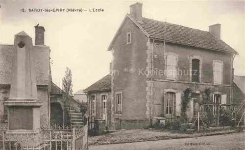AK / Ansichtskarte Sardy-les-Epiry Clamecy 58 Nievre Ecole