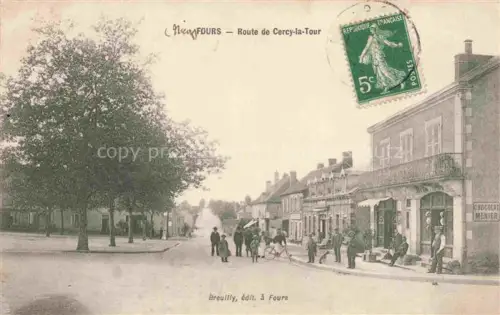 AK / Ansichtskarte Fours Chateau-Chinon 58 Nievre Route de Cercy-la-Tour