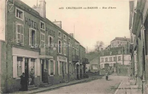 AK / Ansichtskarte Chatillon-en-Bazois Chateau-Chinon 58 Nievre Rue d'Aron