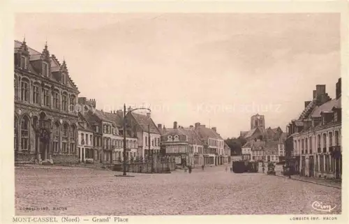 AK / Ansichtskarte Mont-Cassel Dunkerque 59 Nord Grand' Place