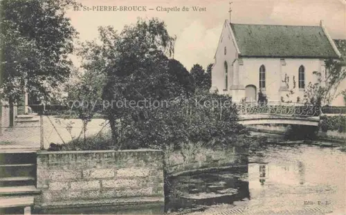 AK / Ansichtskarte St-Pierre-Brouck St-Pierrebrouck Dunkerque 59 Nord Chapelle du West