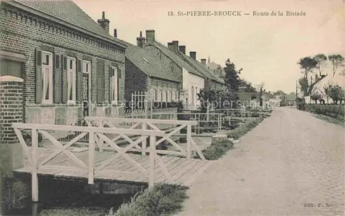 AK / Ansichtskarte St-Pierre-Brouck St-Pierrebrouck Dunkerque 59 Nord Route de la Bistade