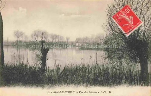 AK / Ansichtskarte Sin-le-Noble DOUAI 59 Nord Vue des marais