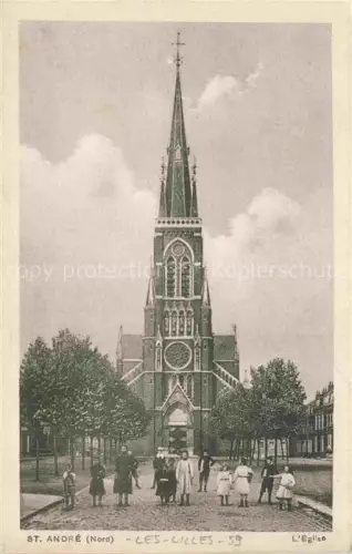 AK / Ansichtskarte St-Andre-lez-Lille 59 Nord Eglise