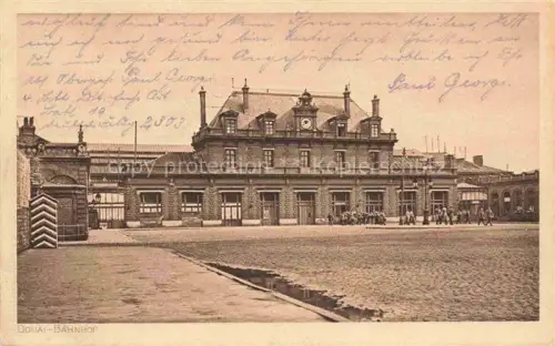 AK / Ansichtskarte DOUAI 59 Nord La gare Bahnhof