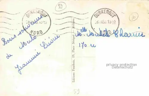 AK / Ansichtskarte Malo-les-Bains Dunkerque 59 Nord La digue après la guerre