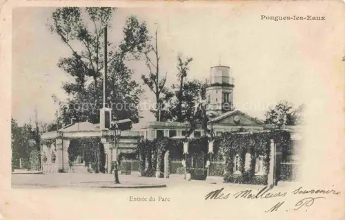 AK / Ansichtskarte Pougues-les-Eaux NEVERS 58 Nievre Entrée du parc