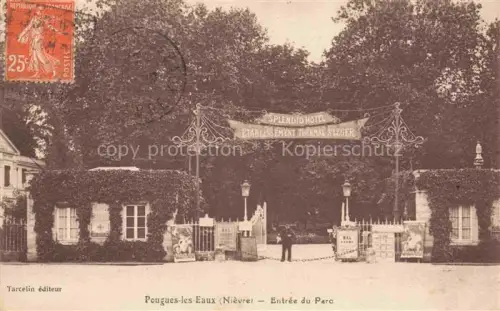 AK / Ansichtskarte Pougues-les-Eaux NEVERS 58 Nievre Entrée du parc