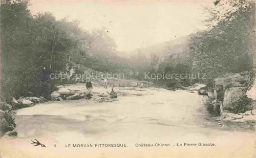 AK / Ansichtskarte Chateau-Chinon 58 Nievre La Pierre Glissote Collection Le Morvan Pittoresque