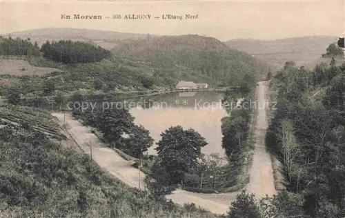 AK / Ansichtskarte Alligny-en-Morvan Chateau-Chinon 58 Nievre Panorama Etang Neuf