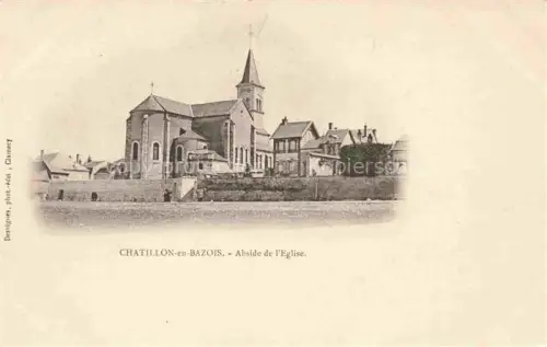 AK / Ansichtskarte Chatillon-en-Bazois Chateau-Chinon 58 Nievre Abside de l'Eglise