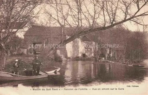 AK / Ansichtskarte Moulin du Gue Pave Montillot AVALLON 89 Yonne Pension de Famille vue en amont sur la Cure