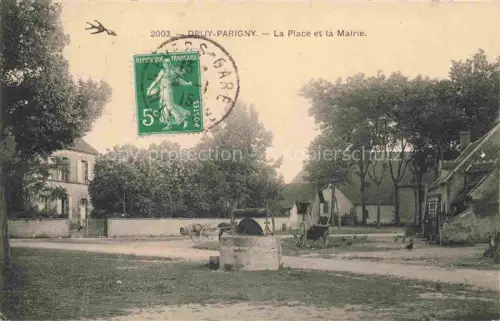 AK / Ansichtskarte Druy-Parigny NEVERS 58 Nievre La Place et la Mairie