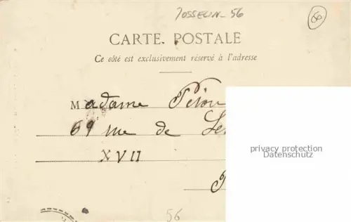 AK / Ansichtskarte Josselin Pontivy 56 Morbihan Un Notable