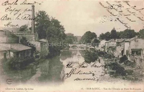 AK / Ansichtskarte BAR-LE-DUC 55 Meuse Vue de l'Ornain et Pont St. Francois