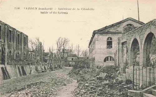 AK / Ansichtskarte VERDUN  55 Meuse Intérieur de la Citadelle Ruines Grande Guerre Truemmer 1. Weltkrieg