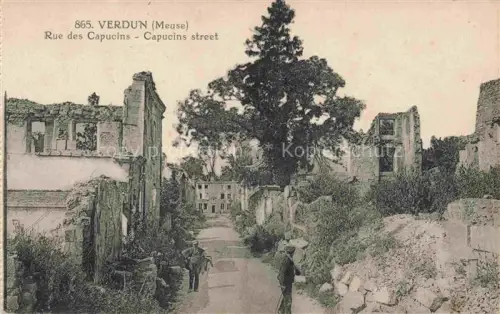 AK / Ansichtskarte VERDUN  55 Meuse Rue des Capucins Ruines Grande Guerre Truemmer 1. Weltkrieg