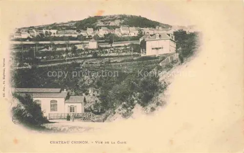 AK / Ansichtskarte Chateau-Chinon 58 Nievre Vue générale de la gare