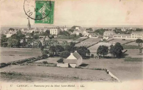 AK / Ansichtskarte Carnac -Ville Lorient 56 Morbihan Panorama pris du Mont Saint-Michel