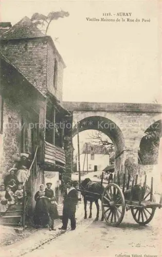 AK / Ansichtskarte Auray Lorient 56 Morbihan Veilles maisons de la Rue du Pavé