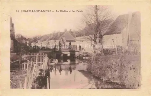 AK / Ansichtskarte La Chapelle-St-Andre Clamecy 58 Nievre La rivière et les ponts
