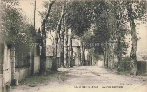 AK / Ansichtskarte St-Benin-d Azy NEVERS 58 Nievre Avenue Gambetta