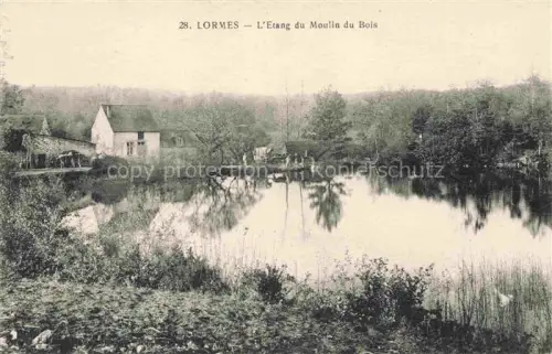 AK / Ansichtskarte Lormes Clamecy 58 Nievre Etang du Moulin du Bois