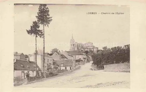 AK / Ansichtskarte Lormes Clamecy 58 Nievre Chemin de l'Eglise