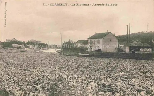 AK / Ansichtskarte CLAMECY 58 Nievre Le Flottage Arrivée du Bois