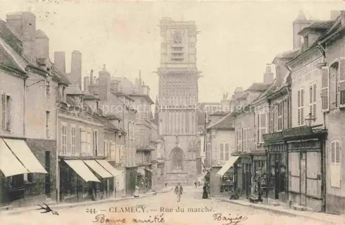 AK / Ansichtskarte CLAMECY 58 Nievre Rue du Marché