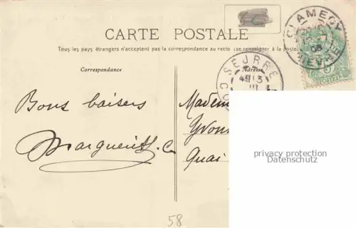 AK / Ansichtskarte CLAMECY 58 Nievre Le Perthuis et le Crot-Pincon