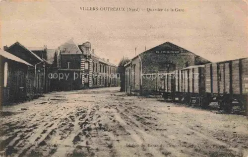 AK / Ansichtskarte Villers-Outreaux Cambrai 59 Nord Quartier de la Gare