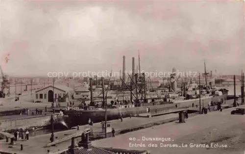 AK / Ansichtskarte DUNKERQUE Duenkirchen 59 Nord Entrés des Darses La Grande Ecluse