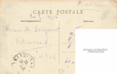 AK / Ansichtskarte DUNKERQUE Duenkirchen 59 Nord Eglise Saint-Martin Rue de Fort Louis Correspondence Militaire