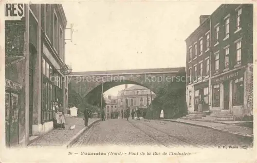 AK / Ansichtskarte Fourmies Avesnes-sur-Helpe 59 Nord Pont de la Rue de l'Industrie
