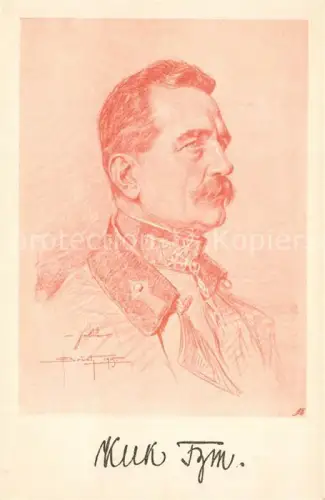 AK / Ansichtskarte KUK Karl Offizier (1853-1935) oesterreich-Ungarn Militaria Portrait