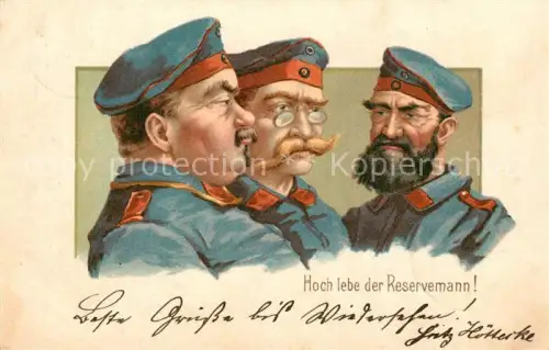 AK / Ansichtskarte RESERVE -Division Militaria Litho 