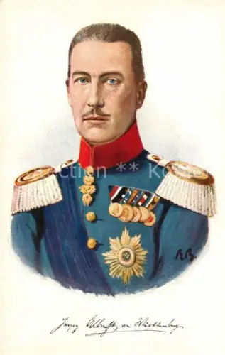 AK / Ansichtskarte Adel Wuerttemberg Monarchie Albrecht Maria Alexander Kronprinz 