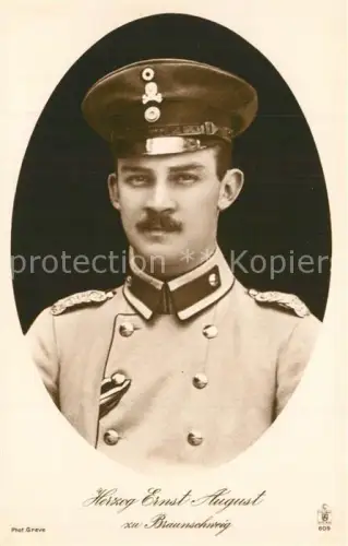 AK / Ansichtskarte Adel Braunschweig Monarchie Herzog Ernst August