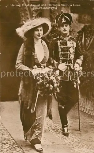 AK / Ansichtskarte Adel Braunschweig Monarchie Ernst August Victoria Luise