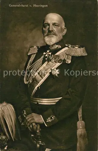AK / Ansichtskarte Militaria Stab Generaele von Heeringen Eisernes Kreuz