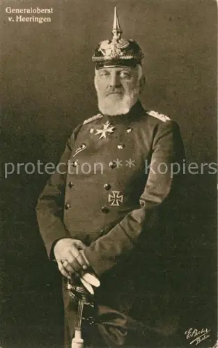 AK / Ansichtskarte Militaria Stab Generaele von Heeringen Eisernes Kreiz