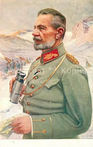 AK / Ansichtskarte Militaria Stab Generaele von Gallwitz oesterreich-Ungarn Litho