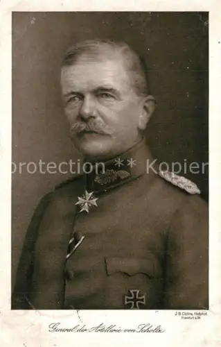 AK / Ansichtskarte Militaria Stab Generaele von Scholtz Eisernes Kreuz