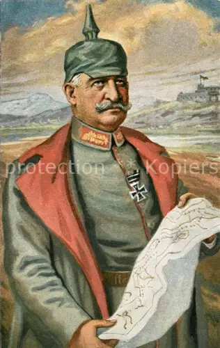 AK / Ansichtskarte Militaria Stab Generaele von Linsingen Eisernes Kreuz