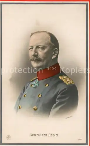 AK / Ansichtskarte Militaria Stab Generaele von Fabeck Eisernes Kreuz