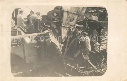 AK / Ansichtskarte Militaria Marine SMSMagnet Havarie