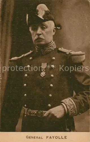 AK / Ansichtskarte Militaria France  WK1 General Fayolle Portrait